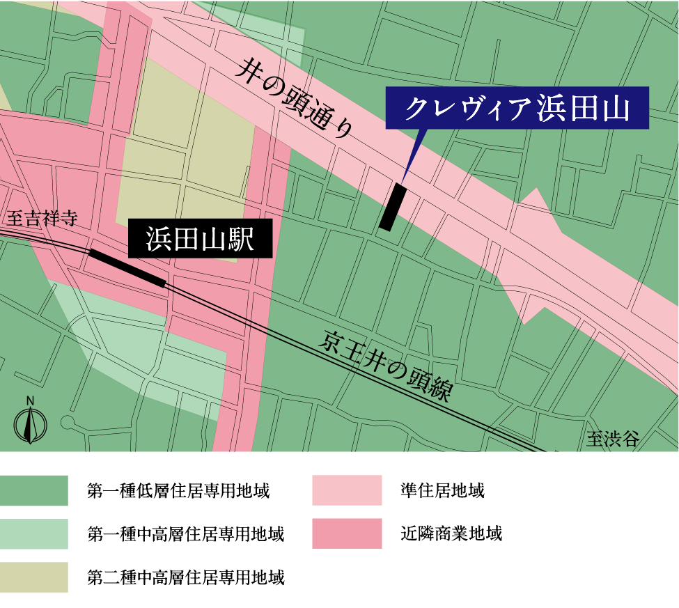 用途地域概念図