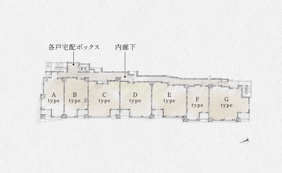 ■3階平面イメージイラスト
