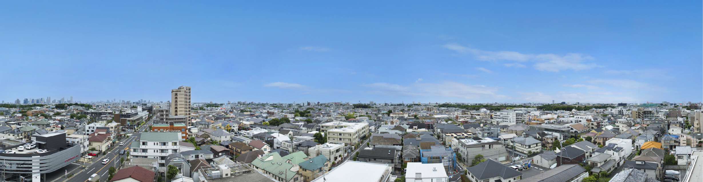 上層階から望むパノラマビュー