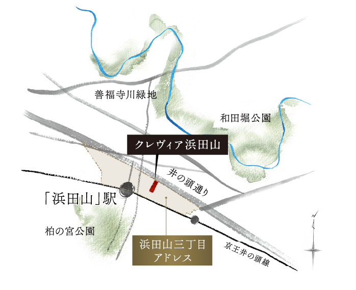 立地概念イラスト