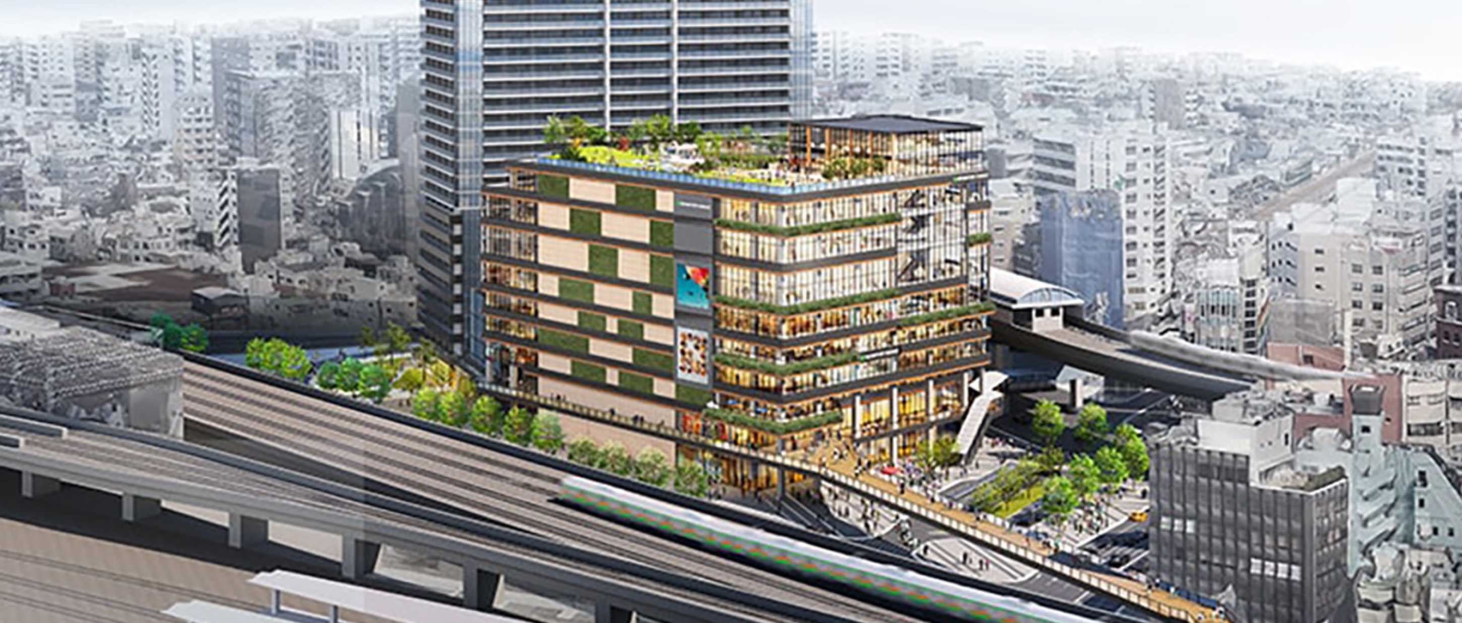 西日暮里駅前地区第一種市街地再開発事業完成予想CG（提供画像）