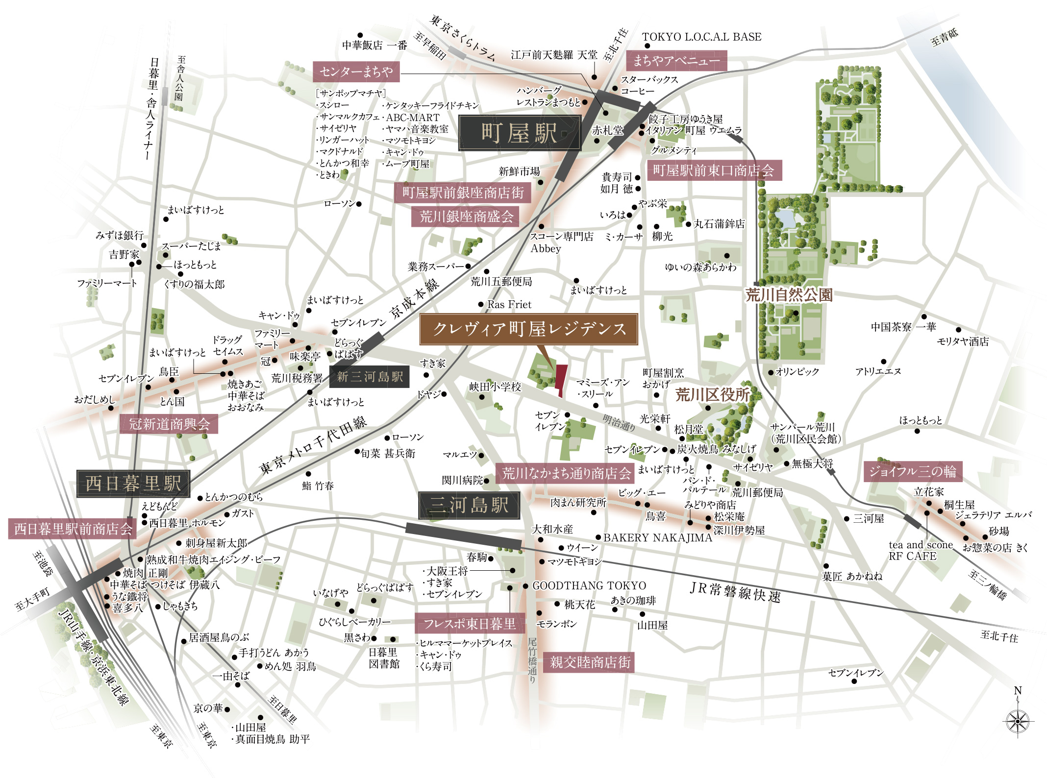 現地周辺マップ