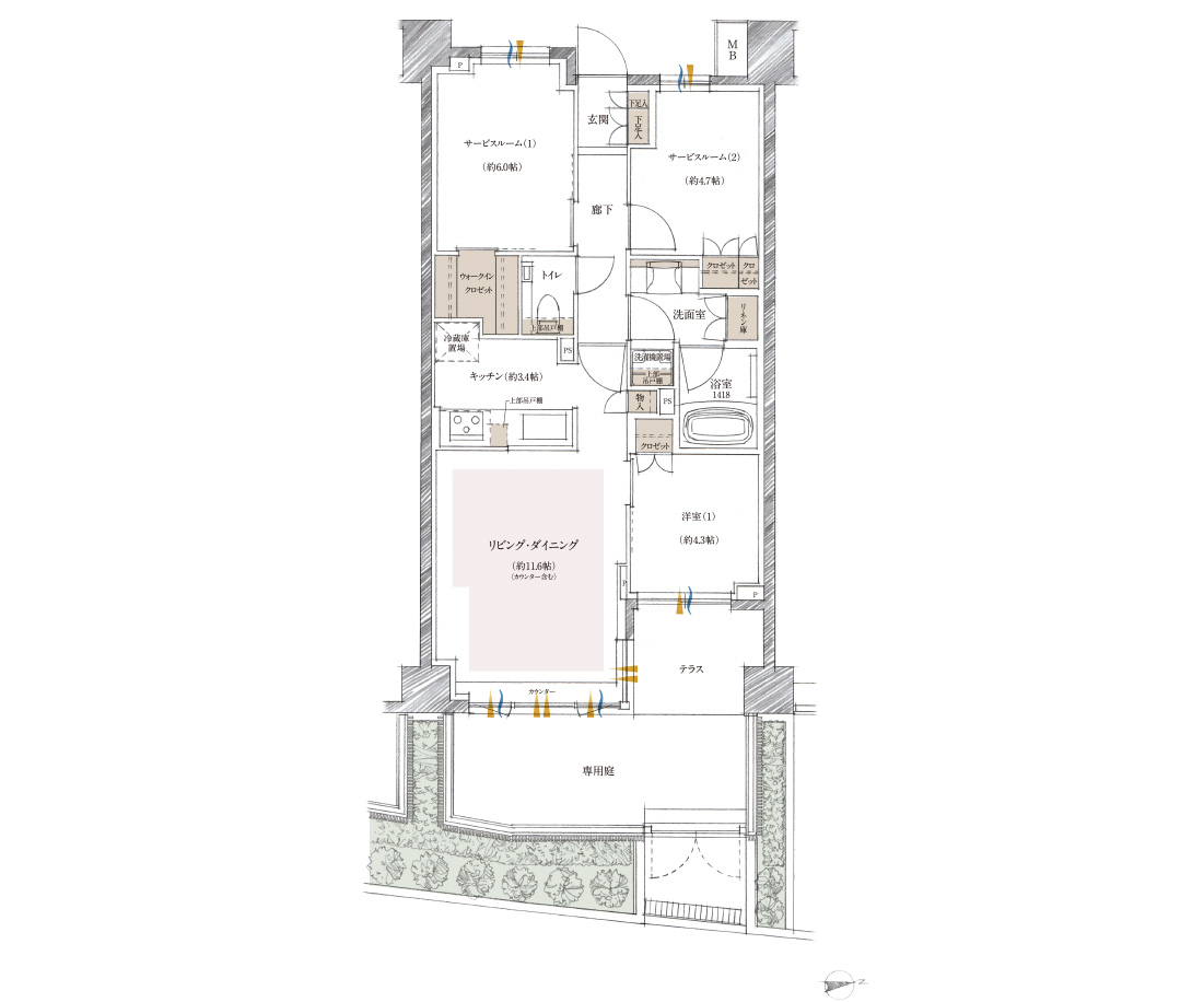 Etタイプ間取り