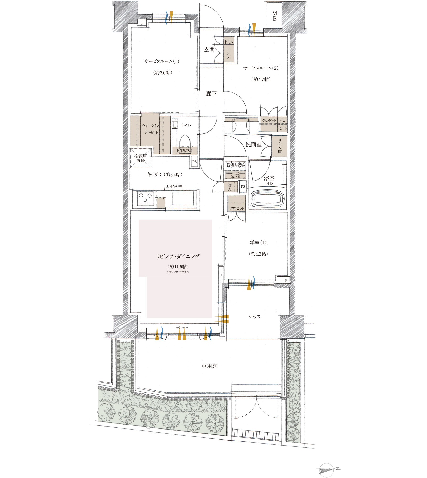 Etタイプ間取り