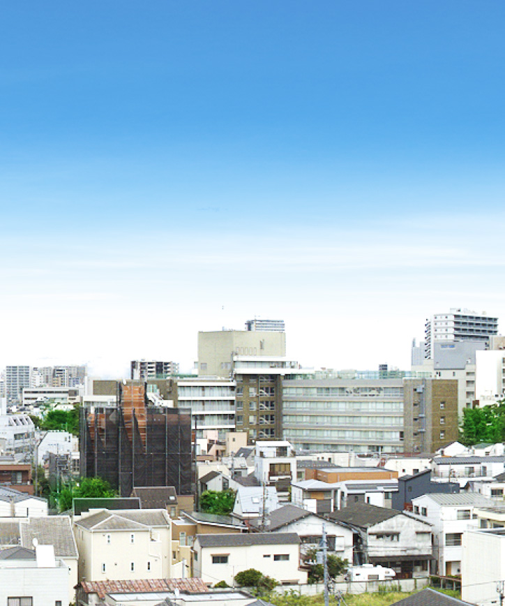 現地8階相当の眺望写真（2025年7月東方向撮影）