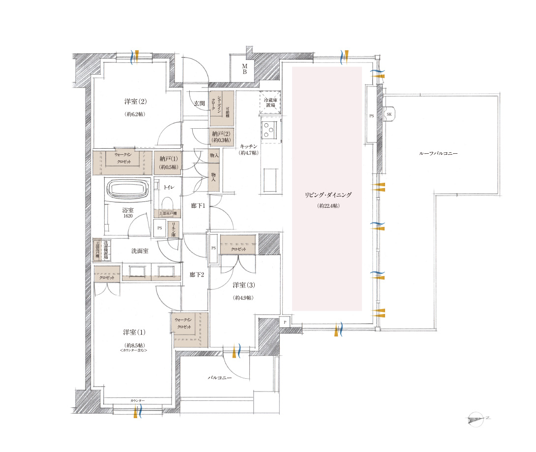 E2rタイプ間取り