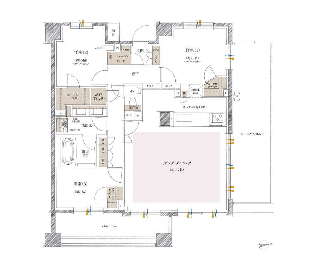 F2rタイプ間取り