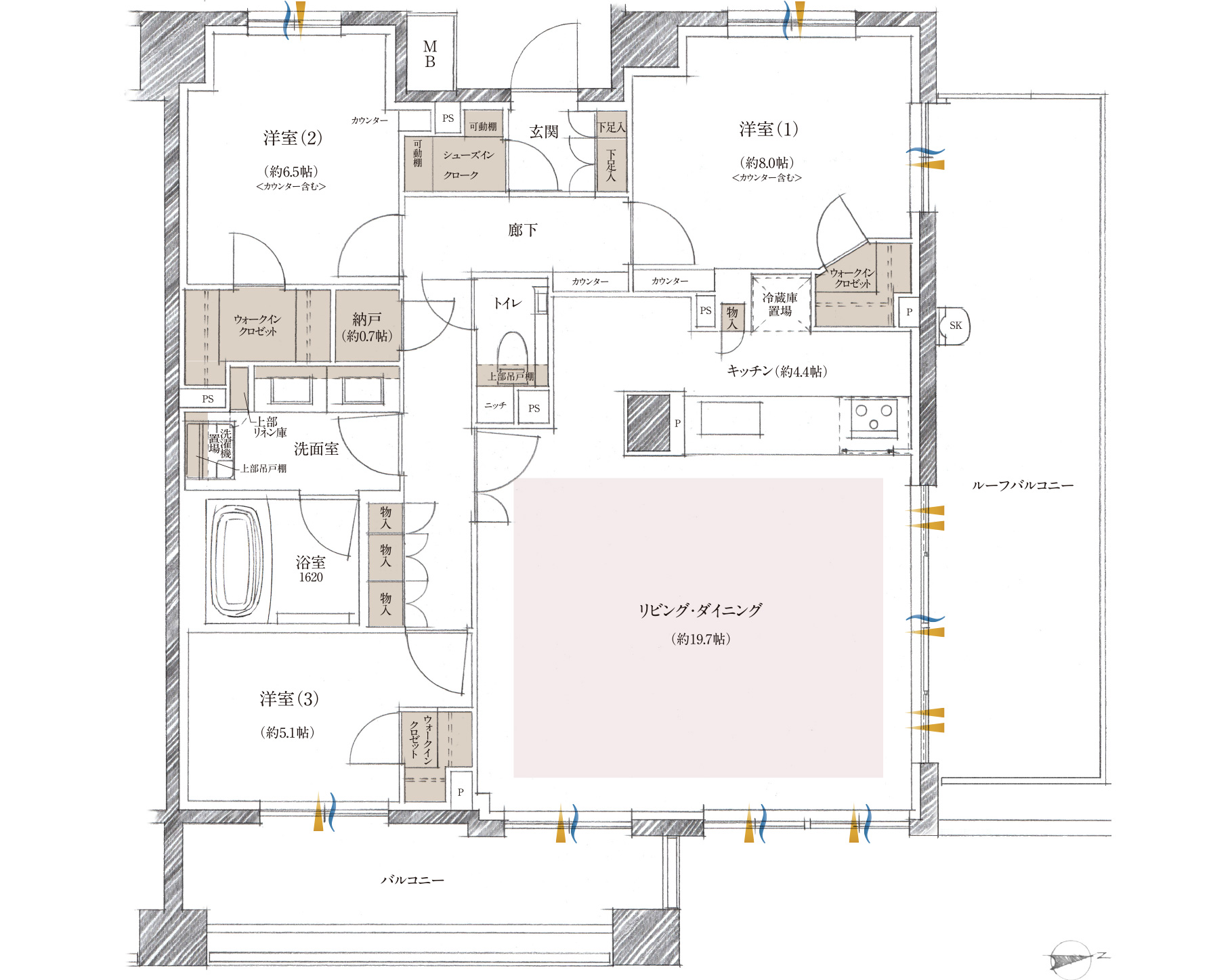 F2rタイプ間取り