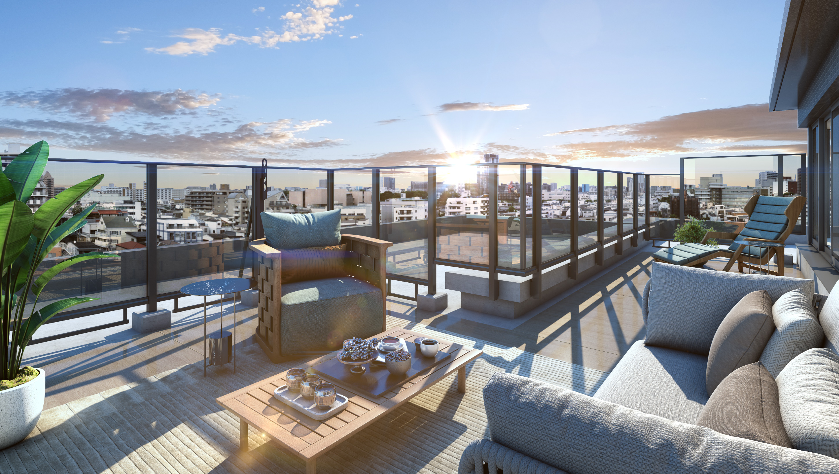 ルーフバルコニー完成予想CG（E2rタイプ）※1