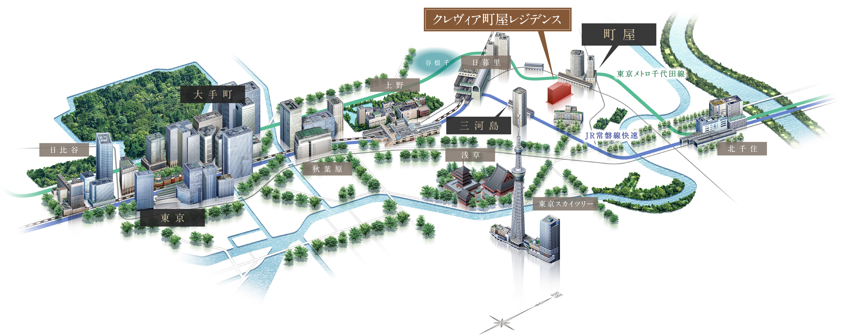 広域立地概念図