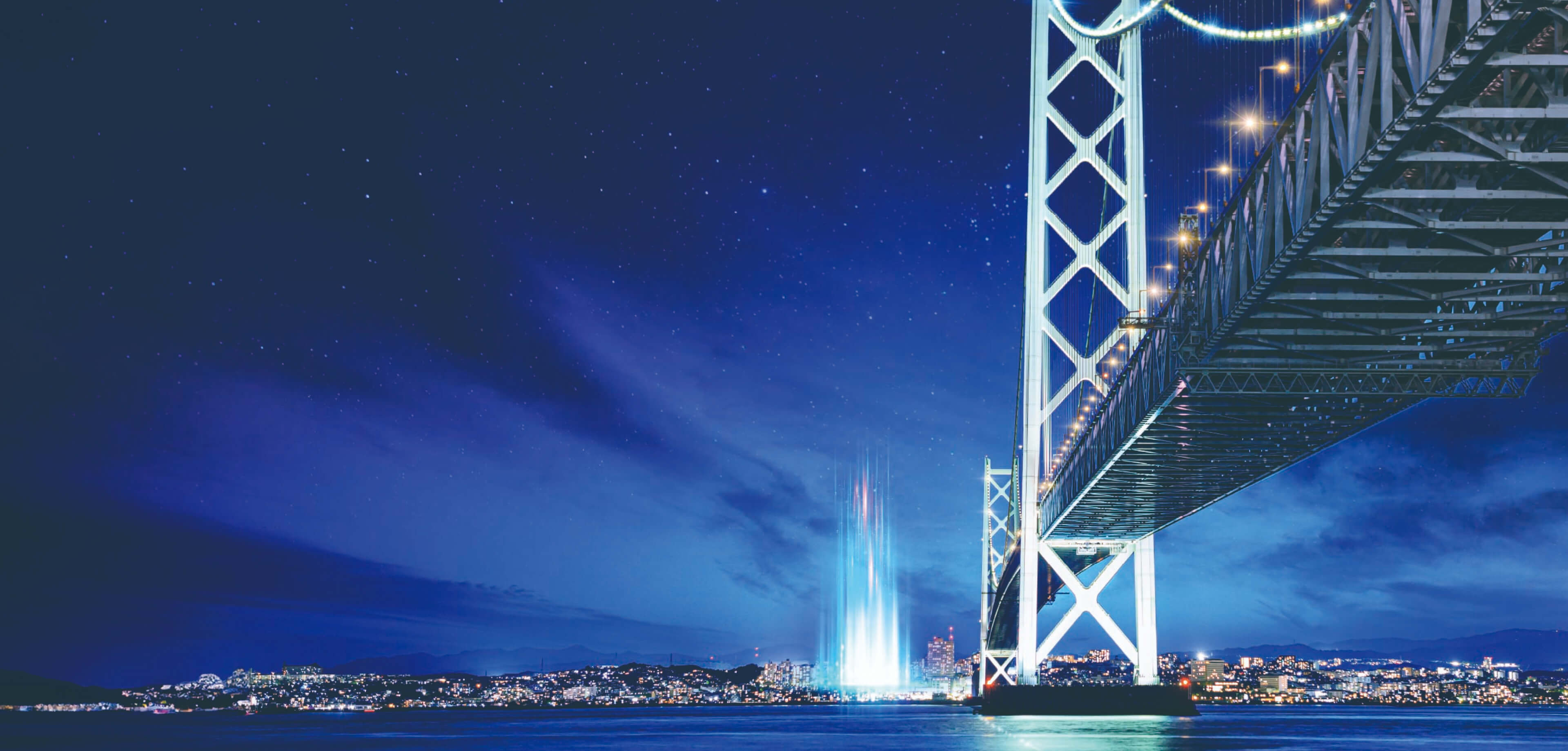 橋と夜景