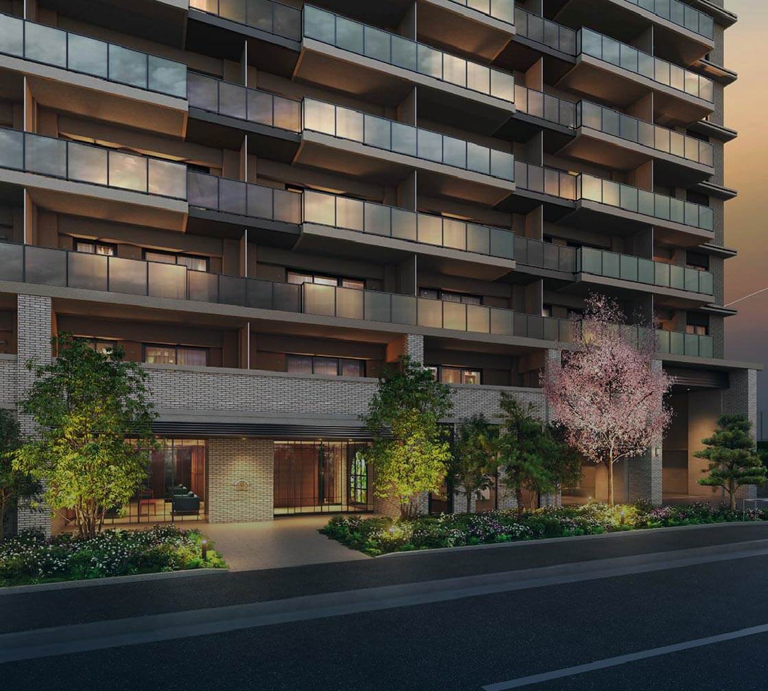 図面を書いている様子