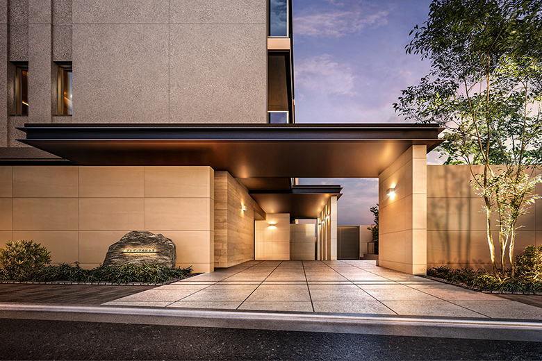 エントランス外観完成予想CG