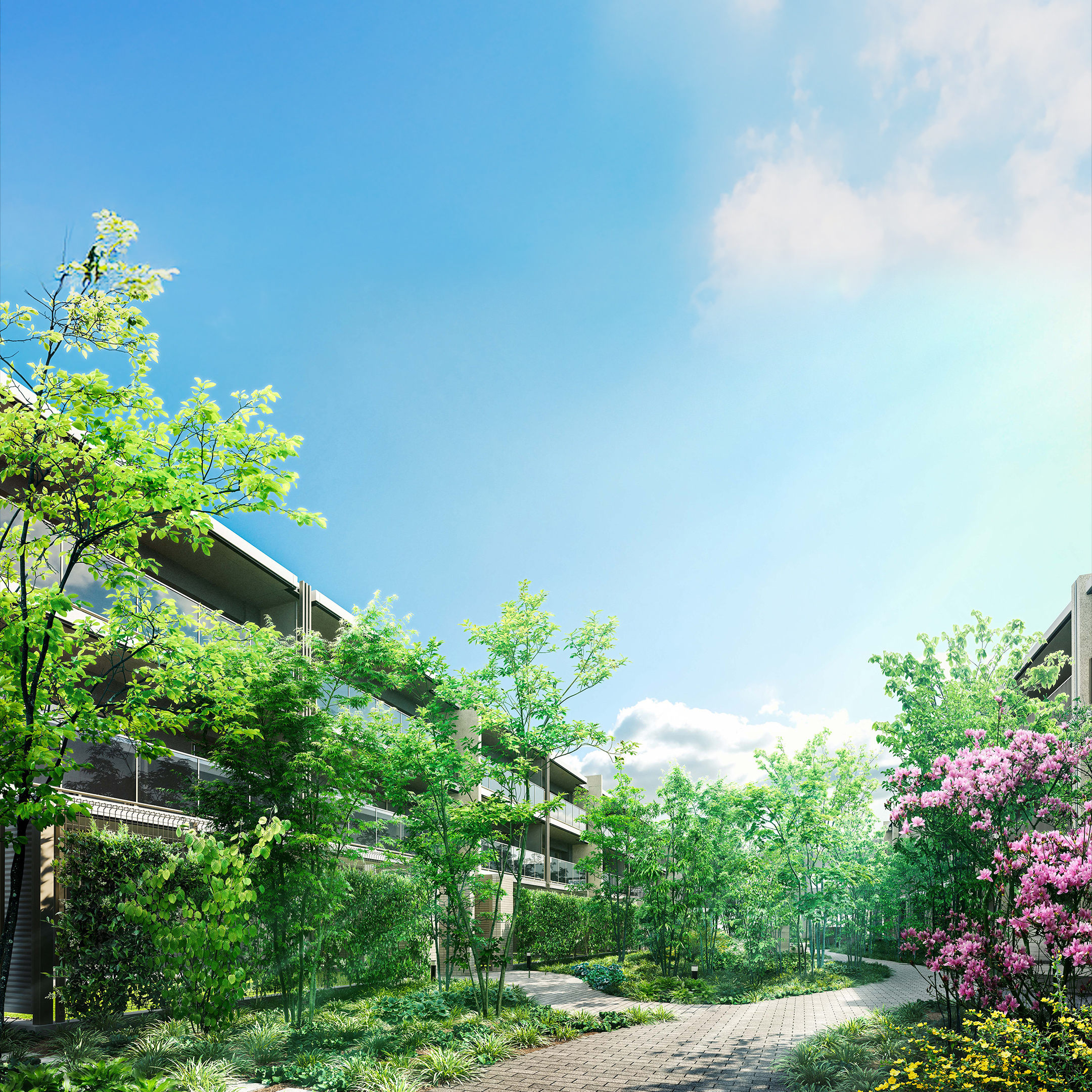 外観・ガーデンフォレスト完成予想CG