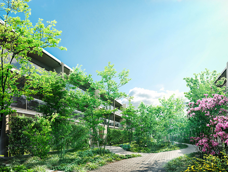 外観・ガーデンフォレスト完成予想CG