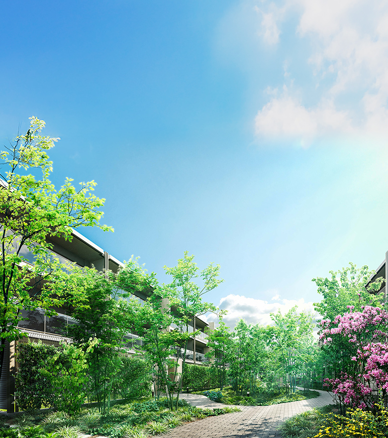 外観・ガーデンフォレスト完成予想CG