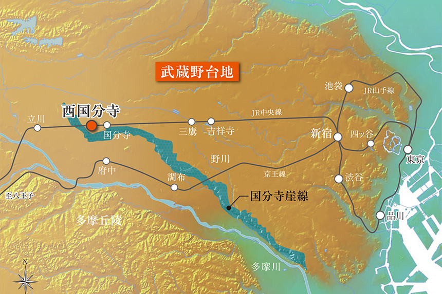 広域高台概念図※掲載の広域概念図は一部路線・駅等を抜粋して表記しています。