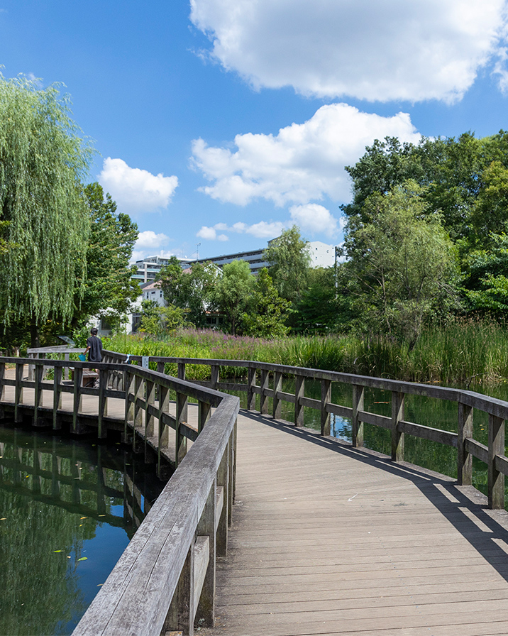 姿見の池緑地保全地域（約700m・徒歩9分）