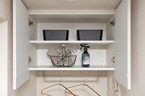 洗濯機上部吊戸棚