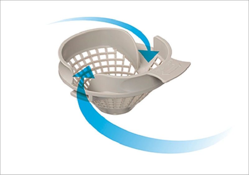 パッとくるりんポイ排水口