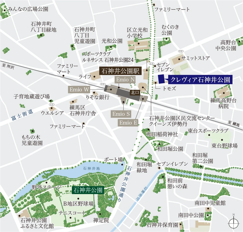 現地案内図