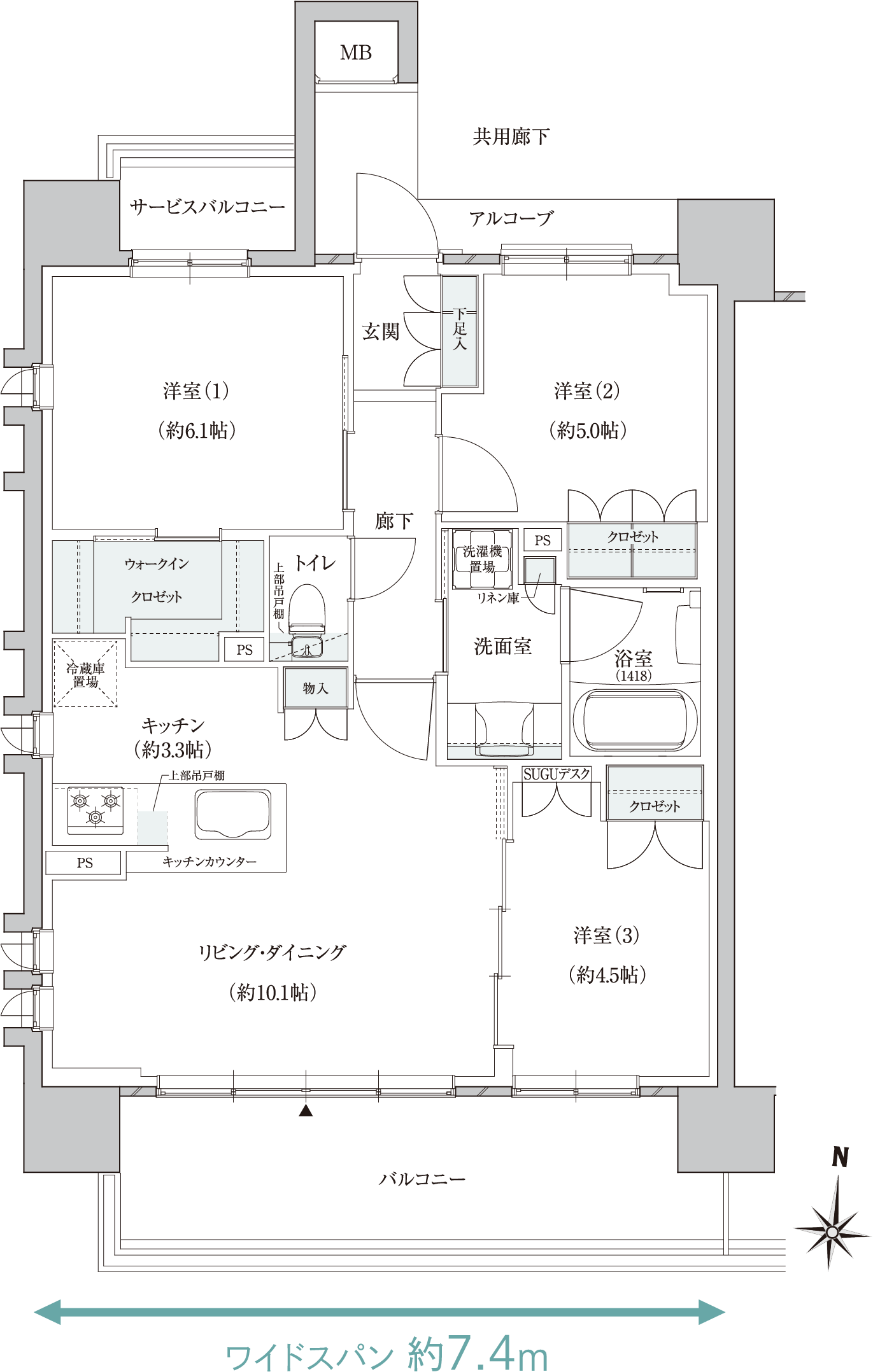 Aタイプ間取り図