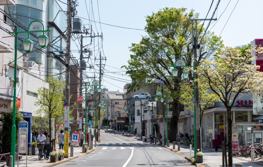 等々力渓谷商店街
