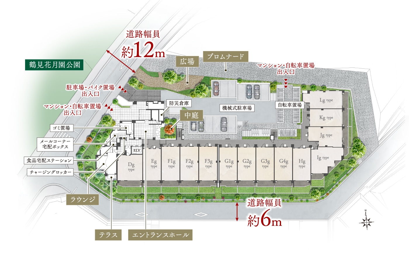 敷地配置イラスト