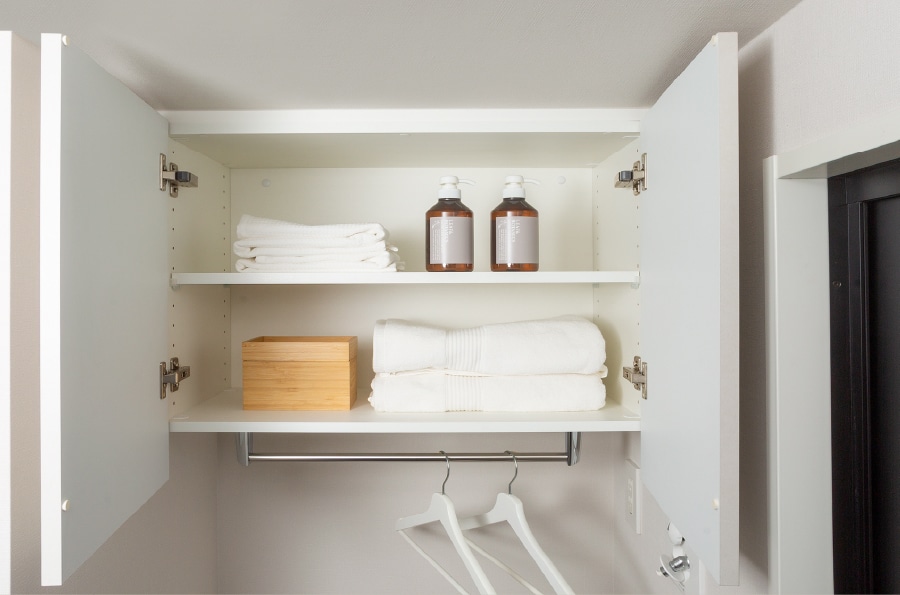 洗濯機上部吊戸棚