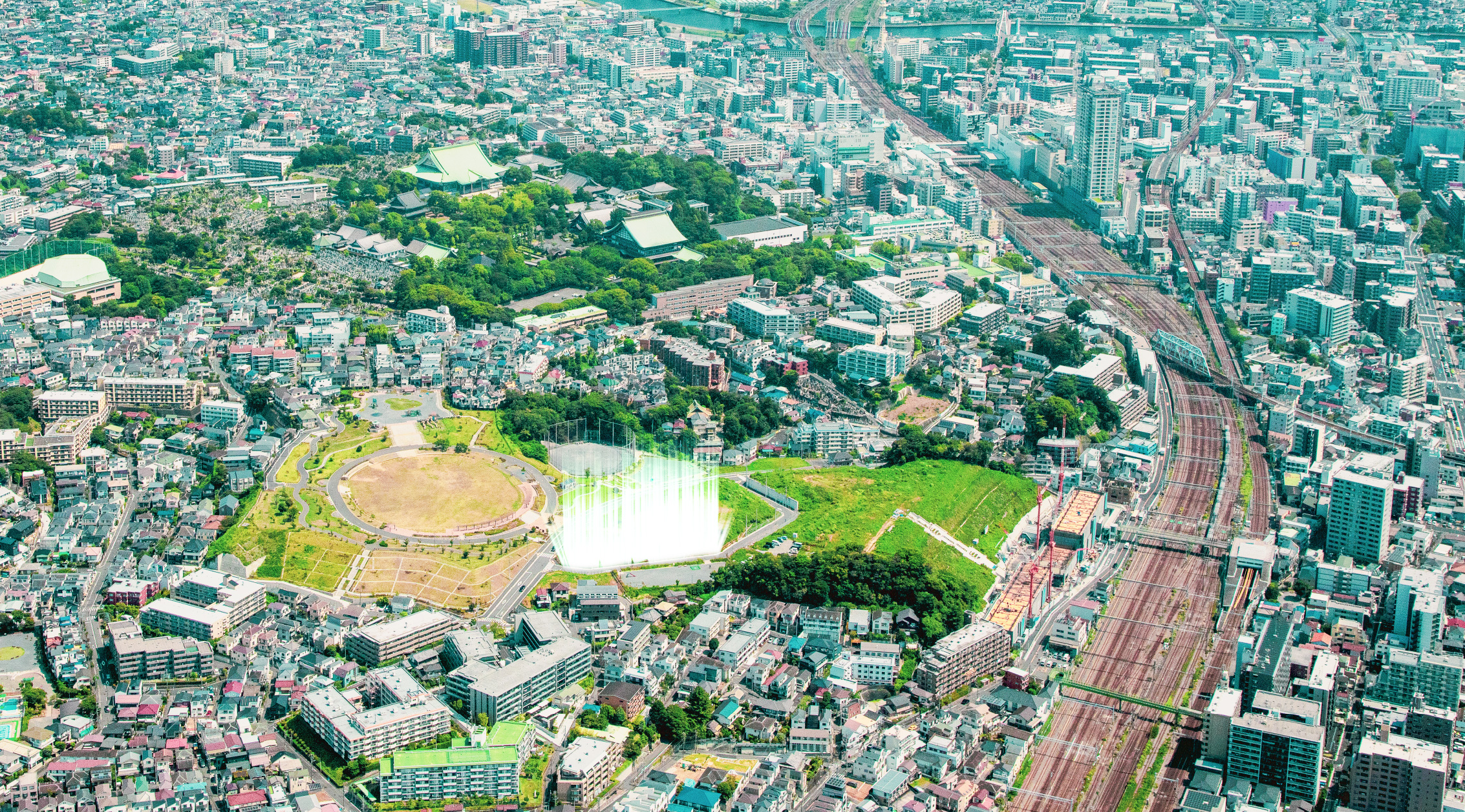 現地周辺航空写真(2025年7月撮影)