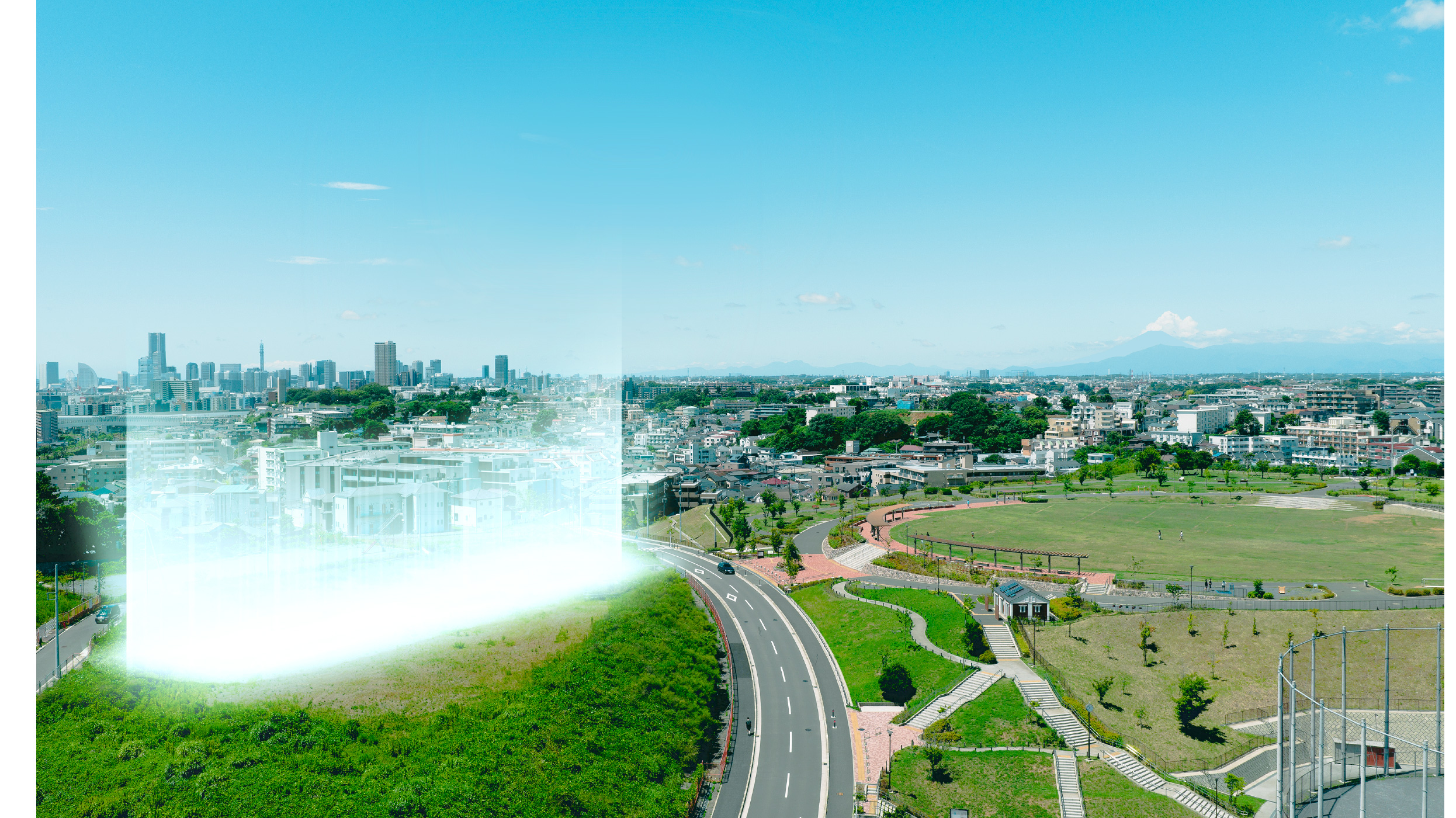 現地周辺航空写真（2025年7月撮影）