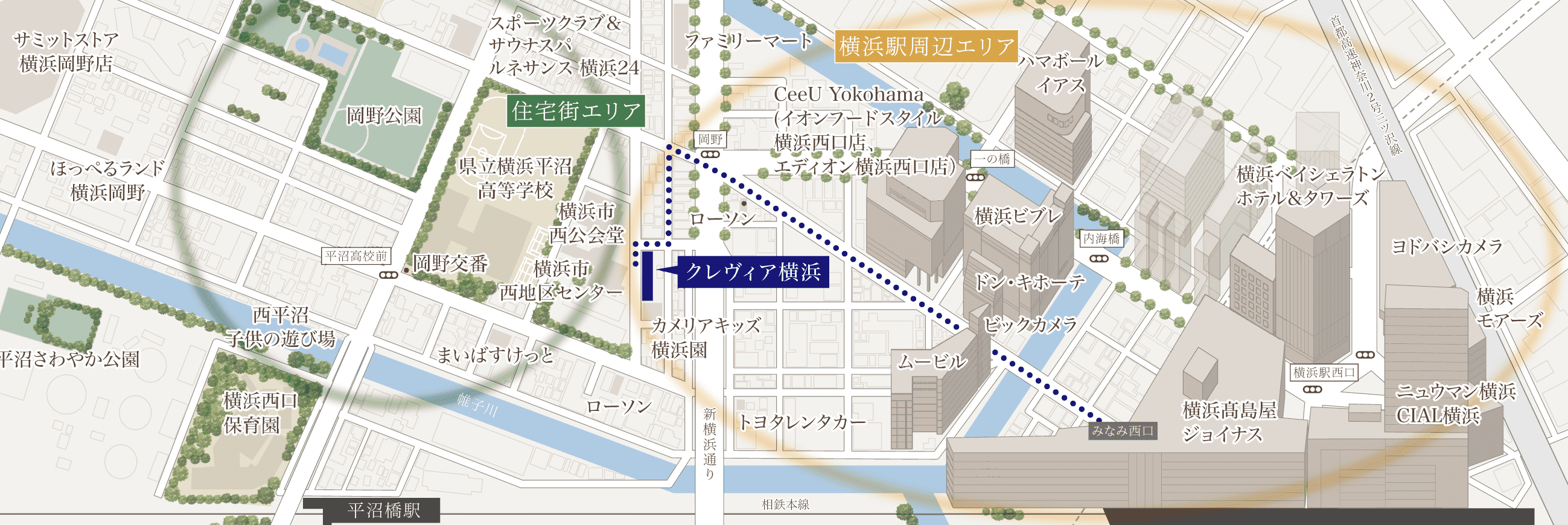 エリア概念マップ